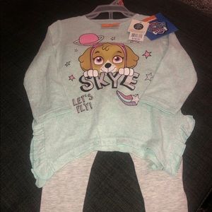 2T Pawpatrol Outfit BNWT